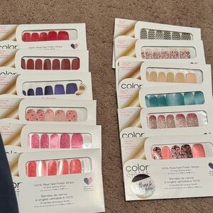 Color Street Vibrant Nail Polish Strips Collection of 43 sets